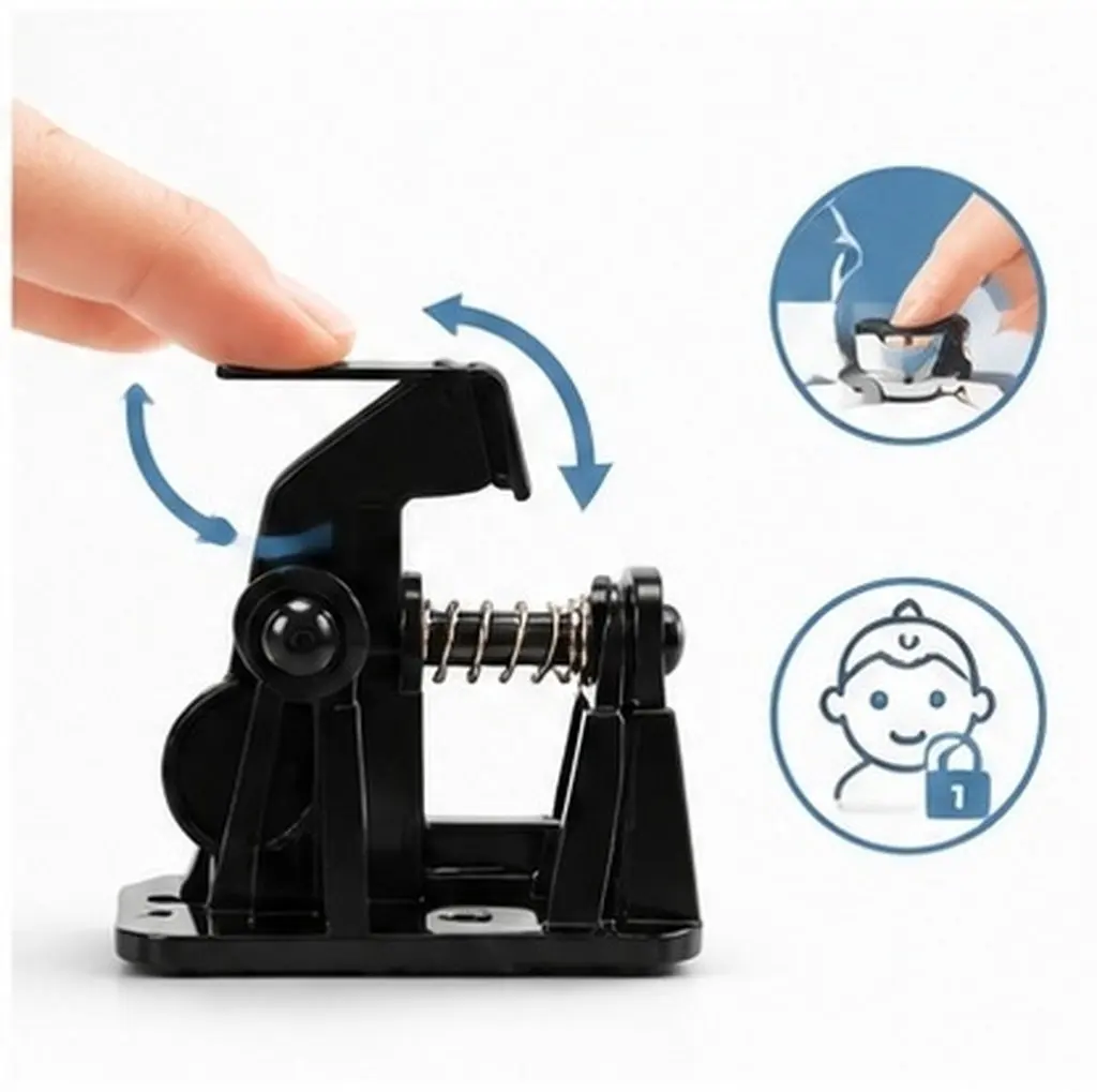 20Pairs Protective Drawer Locks Cabinet Safety Locks Flexible Spring Design for Childproof Kitchen Bathroom Storage
