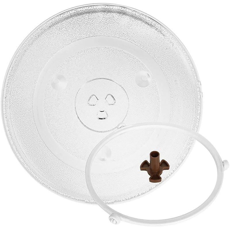 Universal Microwave Glass Plate Microwave Glass Turntable Plate, Round Microwave Plate Cover Replacement 31.5cm [kiri-XK]