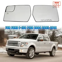 Espejo retrovisor lateral para coche Ford, cristal calefactado para puerta, 2 piezas, para Ford F-150, 2011, 2012, 2013, 2014