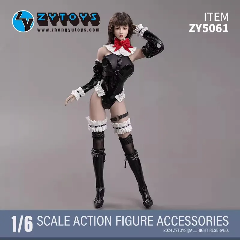

ZYTOYS ZY5061 1/6 Female Soldier Swimsuit Maid Costume Model Toy Accessories Fit 12'' Action Figure S21 Body In Stock