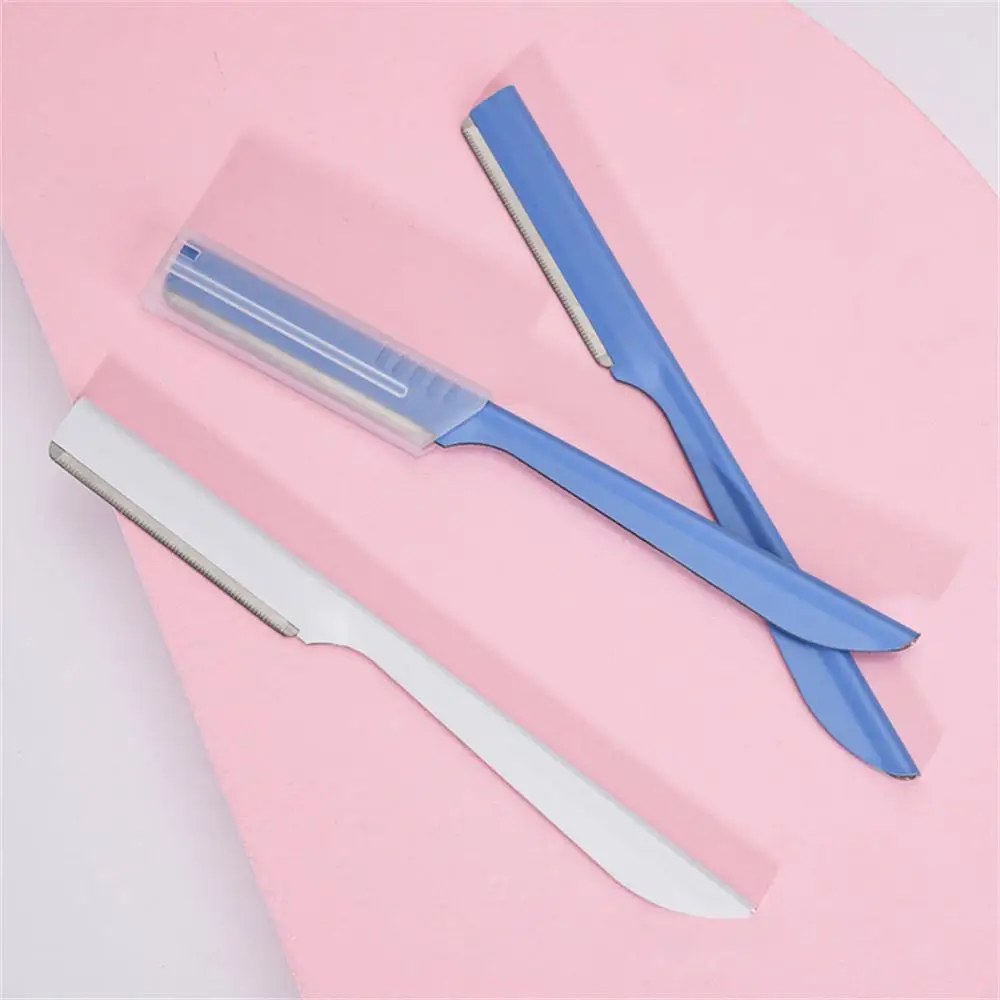 Eyebrow Epilator Folding Eyebrow Trimmer Safety Scraping Eyebrow Razor Beauty Dermaplaning Tool Eyebrow Scissors