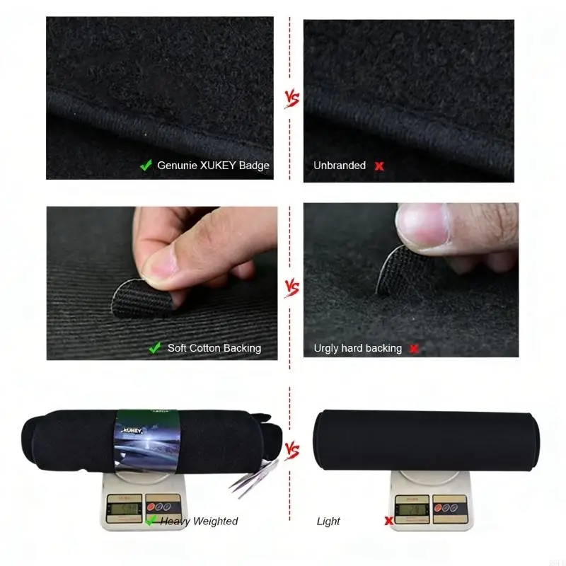 

Resistant Dashboard Protector Not Slip Backing Vehicle Dashboard Mat Specifically Designed for 1998-2001 1500 2500 3500 R6FB