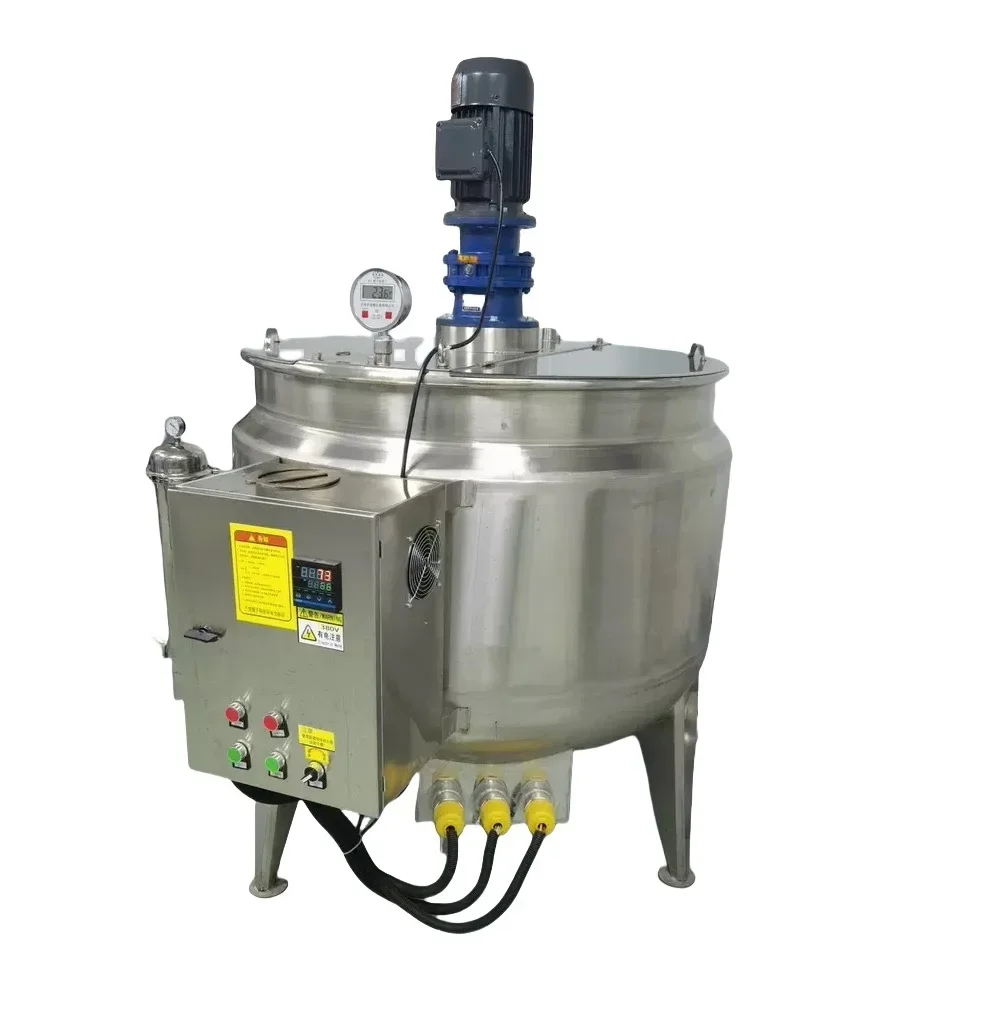 

Wholesale 100 liter electric heating vessel stainless steel chemical reactor mixing tank with agitator