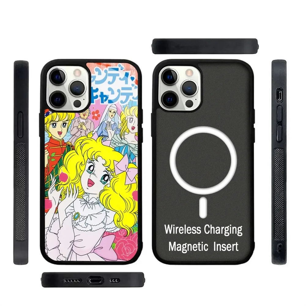 Manga Candy Phone Case For IPhone 15 14 13 Pro Max 11 12 Mini Alex Mirror For Magsafe Wireless Charging Cover