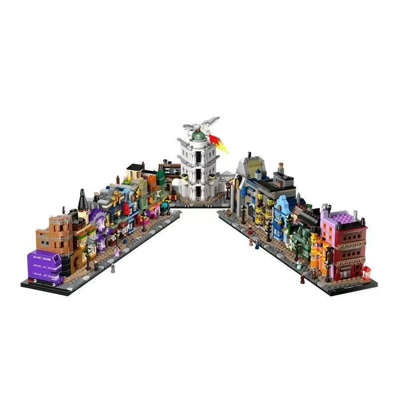 2750 Magic Shop Street View Modèles de construction 76444-Briques créatives, adaptées aux cadeaux d'anniversaire et de noël pour enfants