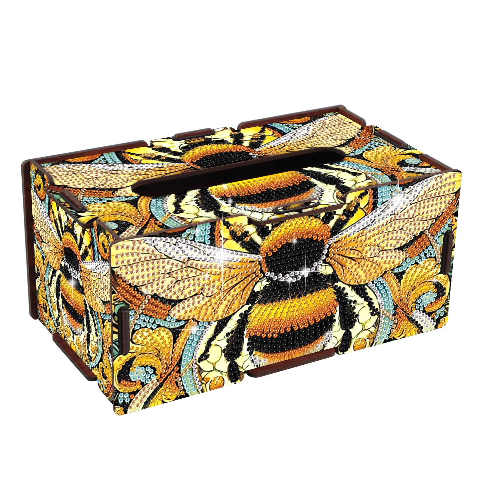 

Наборы коробок для алмазной живописи, желтые пчелы, сделай сам, специальная форма, алмазное искусство, частичный подарок ручной работы, украшение для комнаты, стола, дома