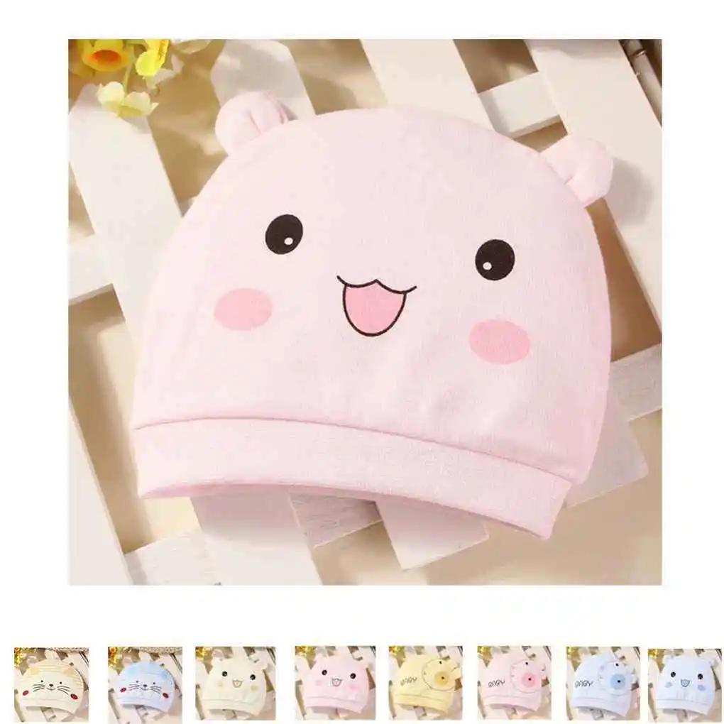 Baby Newborn Toddler Animal Cartoon Hat Infant Girl Boy Winter Warm Crochet Knit Hat Beanie Cap