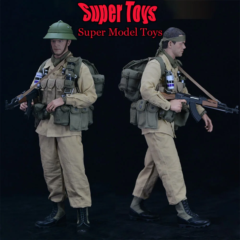 

UJINDOU UD9034 1/6 Scale Men Soldier Vietnam War US Research and Observation Brigade MACV-SOG Full Set 12'' Action Figure Toys