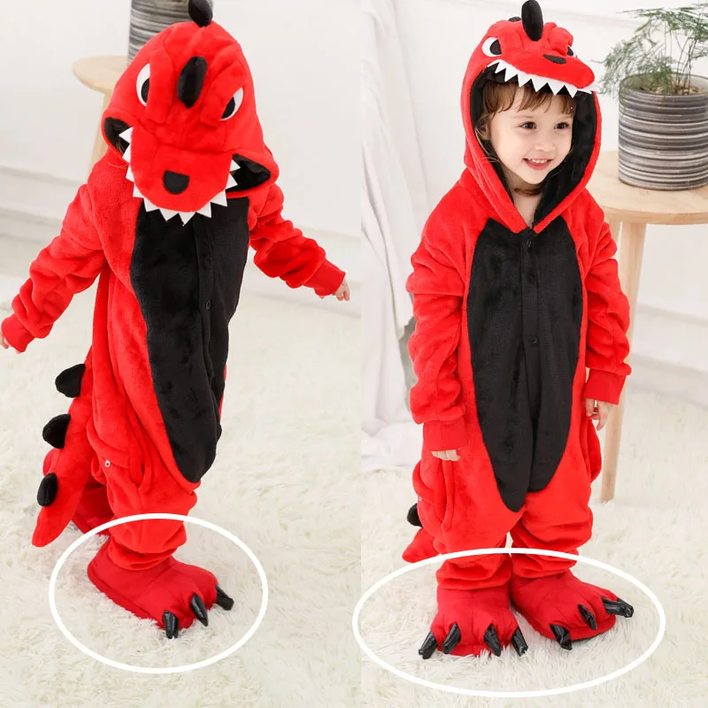 Kids Winter Slippers Animals Claw Shoes Cow Dino Bear Slippers 2024 Fluffy Kawaii Halloween Shoes Barefoot Slippers Indoor House