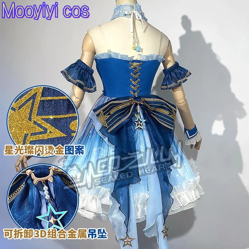 2025 لعبة جديدة إنفينيتي نيكي تأثيري حلي هالوين عيد الميلاد لعب الأدوار حفلة لعبة كوميدية أنيمي الملونة لوليتا تنورة XS-XL