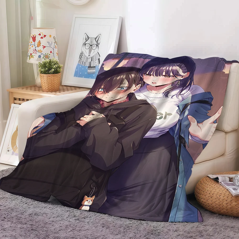 

Anime The D-Dangers in My H-Heart Blanket Warm And Soft Suitable For Bedroom Living Room Sofa Bed Office Travel Camping