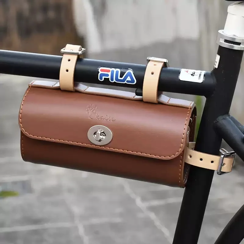 

PU Mater Multiple Styles Q1093 FREE Retro Bike Transom Beam Bag Handlebar Front Mountain Bicycle Tail Bag Hang Back