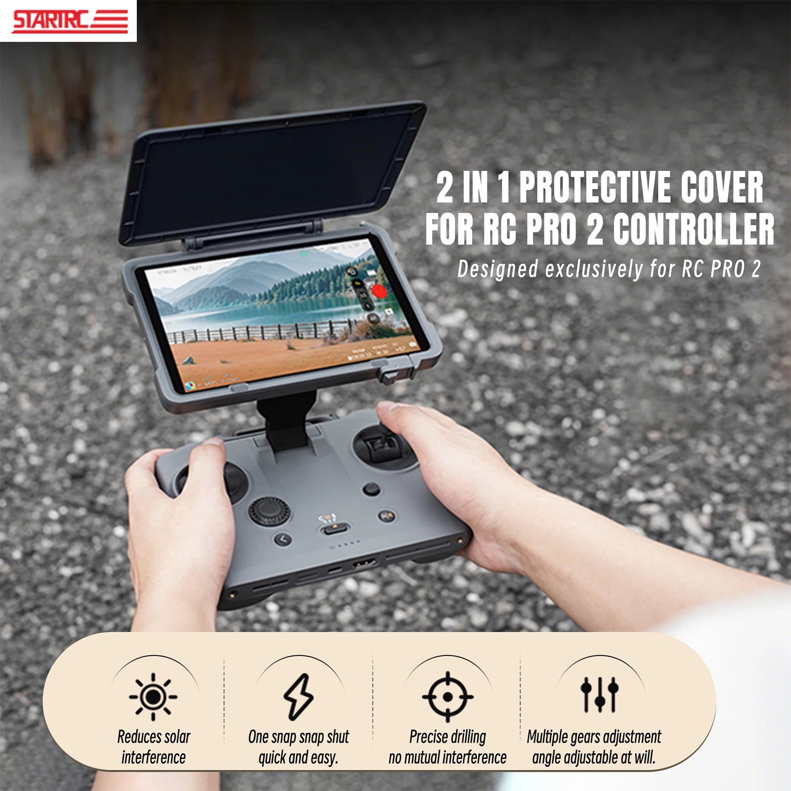Sunshade Hood Sun Shade Cover Remote Control Sun Hood for Mavic 4 Pro RC Pro 2 Remote Controller
