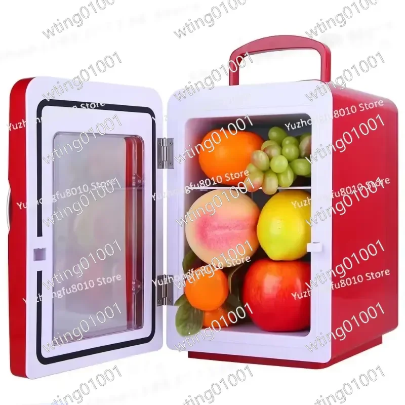 Portable Mini 4L Compressor Cooler Box Electric Outdoor Camping Hotel Cooling Compact Refrigerator