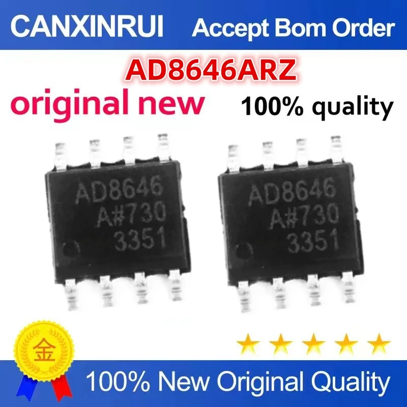 Brand new original AD8646ARZ AD8646ARZ-REEL7 SMT SOIC-8 operational amplifier chip