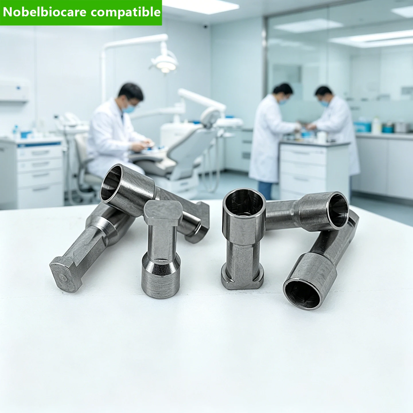 Stainless Steel Lab Analog Compatible Nobel Biocare Precision Manual Replacement Parts Polished Surface High Quality OEM Service