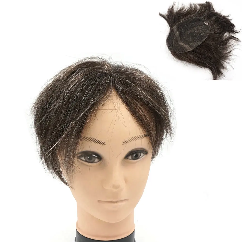 

Стиль спины 5x7 дюймов, кружево с полным запуском, 320 г. # Замена системы парика Indian Remy Hair Piece System