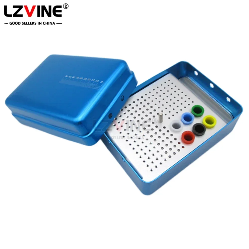 กล่องใส่หัวกรอฟัน 180 ช่อง สำหรับหัวกรอความเร็วสูงและต่ำ วัสดุโลหะ สำหรับฆ่าเชื้อในอุปกรณ์ออโตเคลฟ