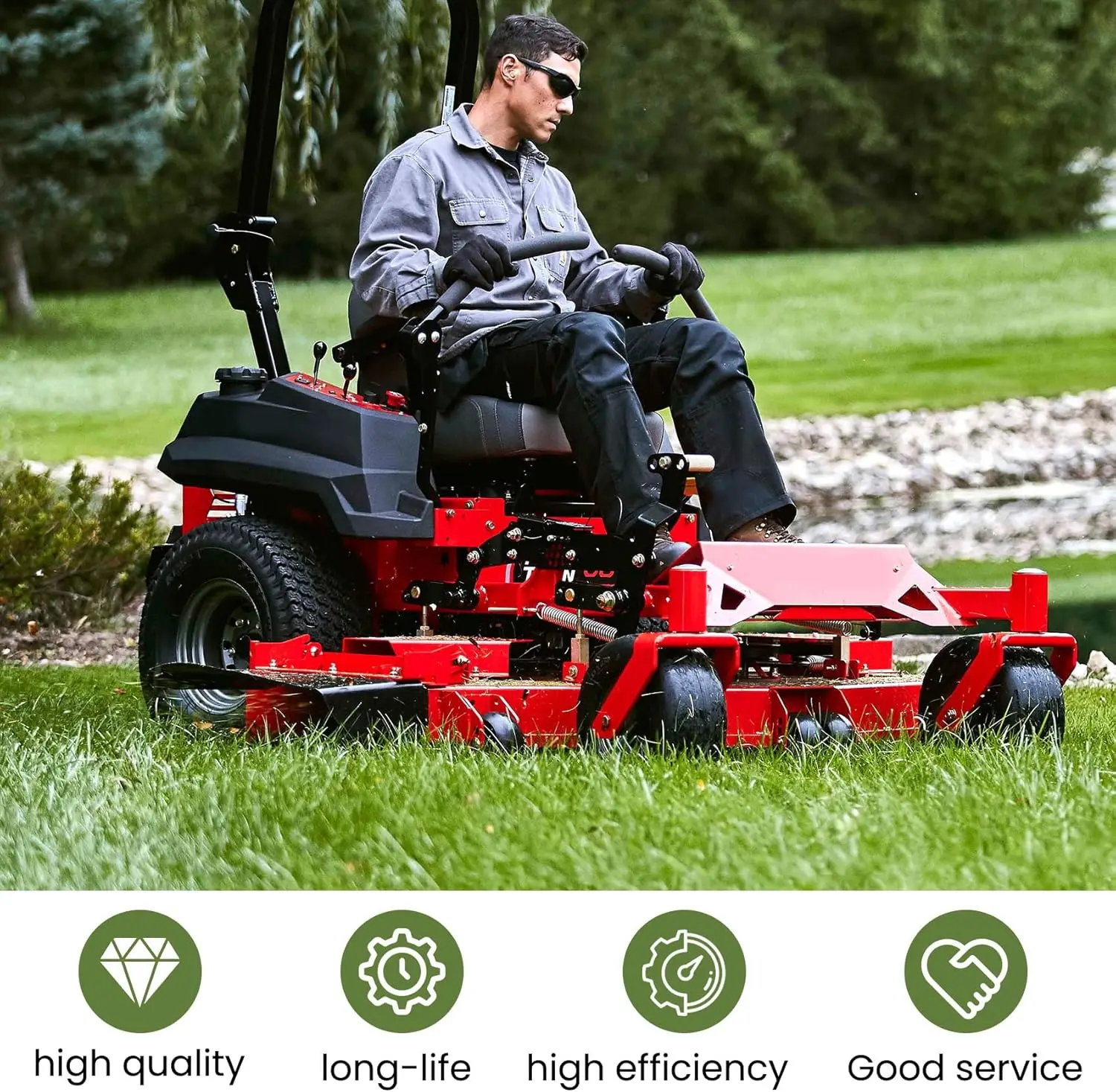 مجموعة وصلة المقطورة لـ Gravely ZT HD، PRO-Turn ZX/Z، Compact-PRO & Ariens Zenith، 500 رطل، فولاذ عالي التحمل #6