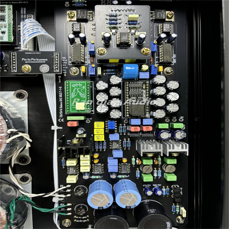 Balanced Version AD1865 DAC Decoders,SAA7220PC+CS8412,Support External Clocks,11.2896MHz&12.288MHz,AES+USB+Coaxial,Fiber optic