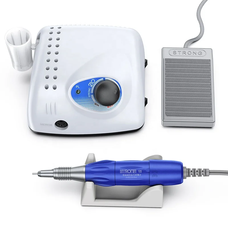 

Original Strong 210 Plus 105 105L Electric Nail Drills Dental Lab 40000RPM Handpiece Polishing Micro Motor