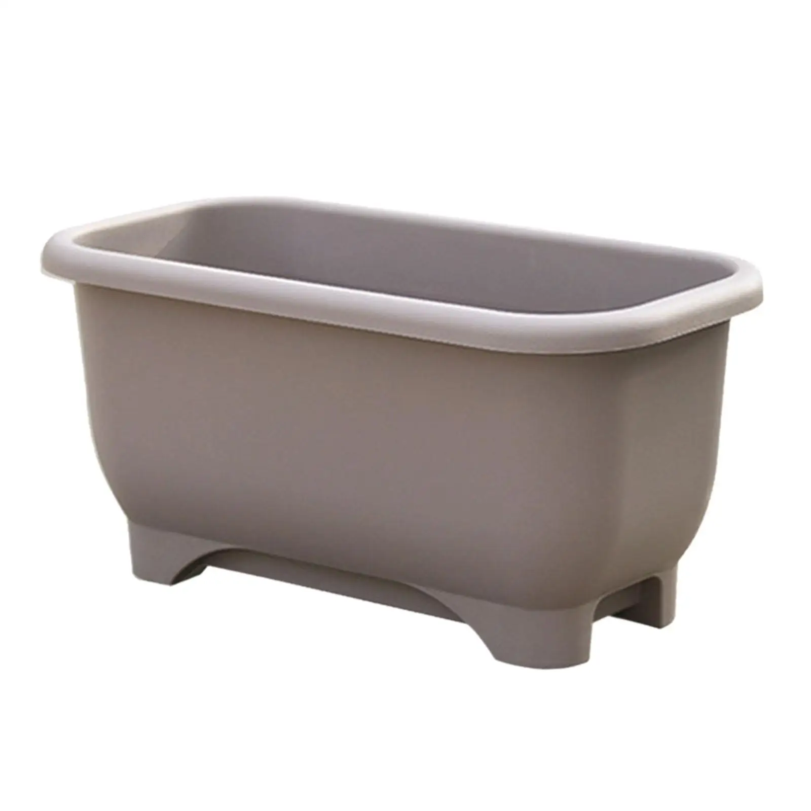 Panela retangular para varanda e casa, Strip er Pot, Portátil