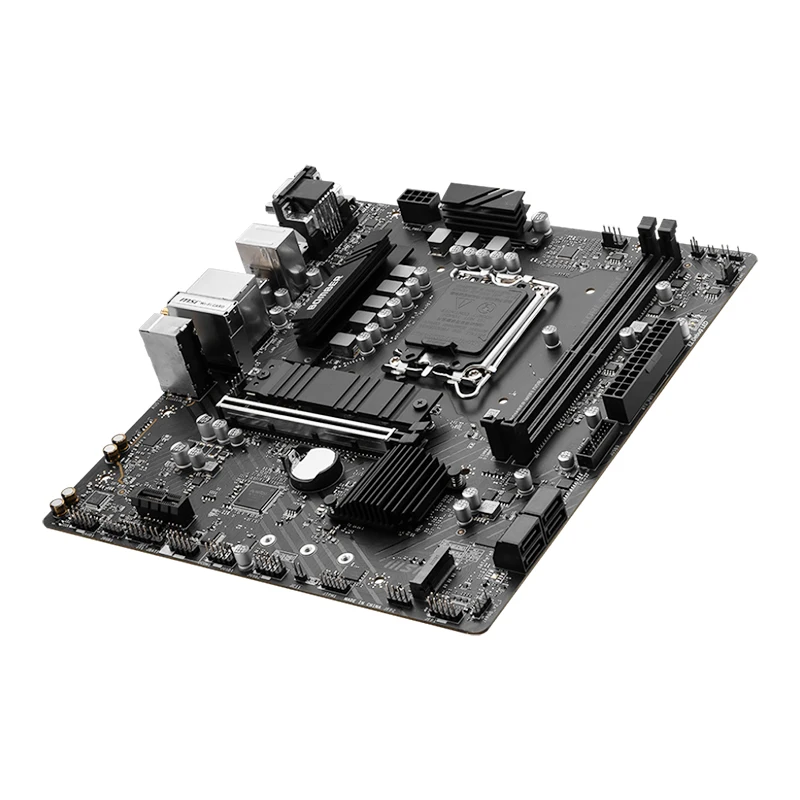 MSI B760M BOMBER WIFI DDR4 اللوحة الأم 64GB LGA 1700 اللوحة الأم M.2 Gen4 × 4 PCIe 4.0 لتقوم بها بنفسك كمبيوتر ألعاب الألعاب placa