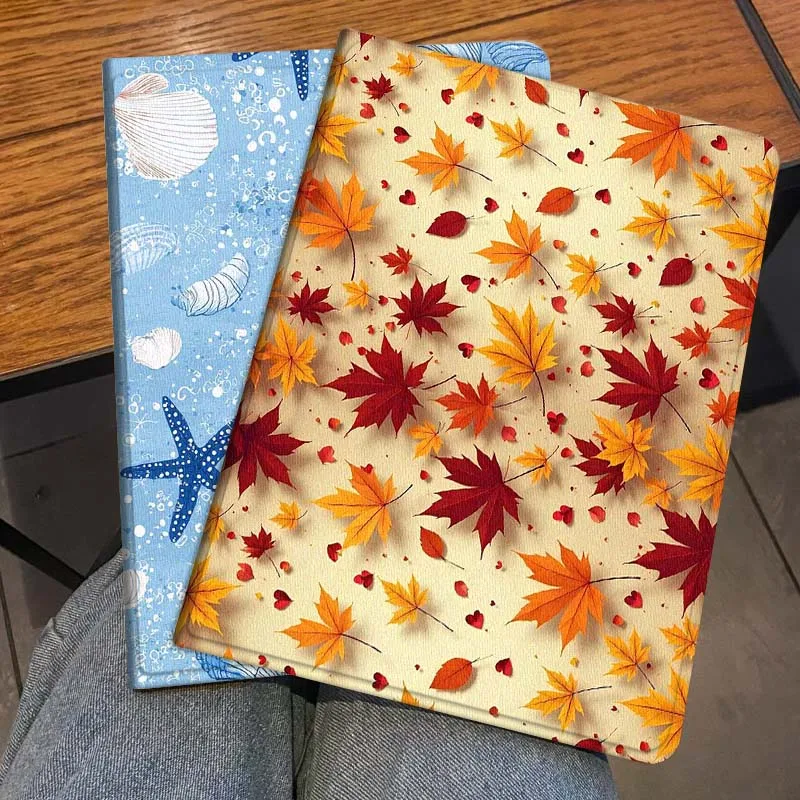 

Maple Leaf Starfish Gift For Honor Pad 8 V8 9 GT MagicPad 13 3 2 Tab MatePad Pro Air 12 X 12.6 Foldable Tablet Case