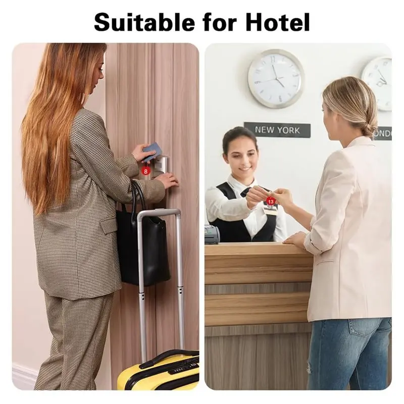 AA51 لوحة أرقام لوحة المفاتيح 100 قطعة علامات مرقمة محفورة (1-100 أحمر) للفندق وصندوق البريد وصالة الألعاب الرياضية والمدرسة والمكتب