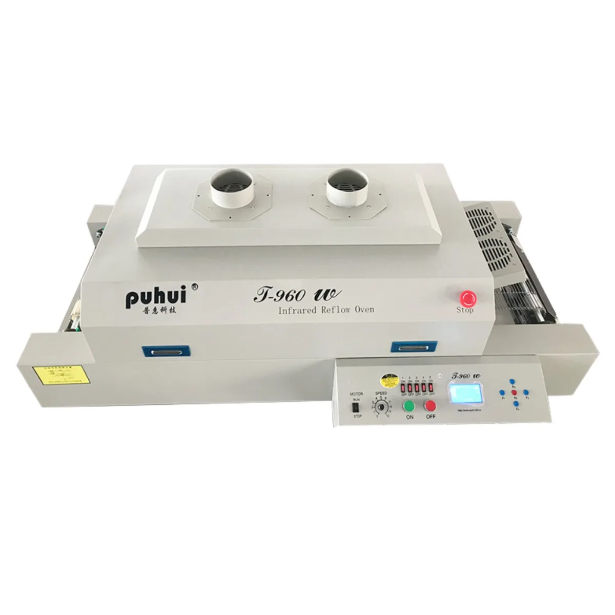 T-960W LED Manufacturing Oven - Stable IR+Forced Air Heating For Continuous Workflow