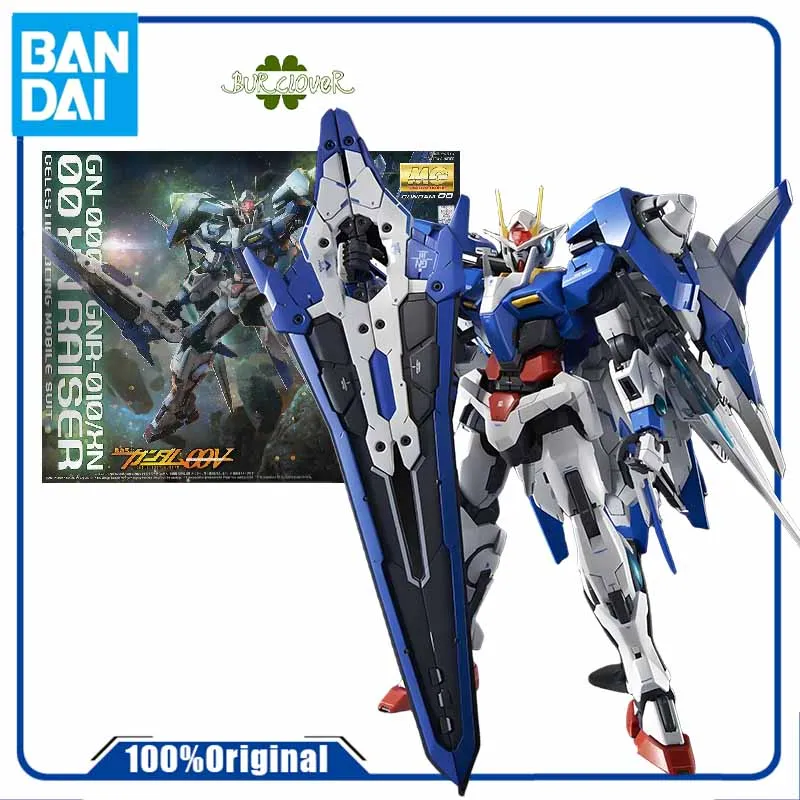 

Bandai Original GUNDAM MG Series 00 XN Raiser 00R Anime Action Figure Assembly Model Toys Collectible Model Ornaments Gifts