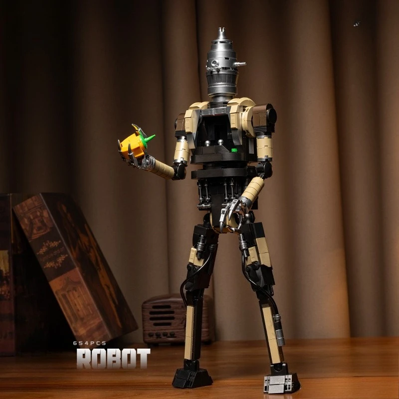Série de filmes 654 pçs moc blocos de construção conjunto brinquedos criativos montagem robô figura modelo meninos tijolos educativos diy presente aniversário