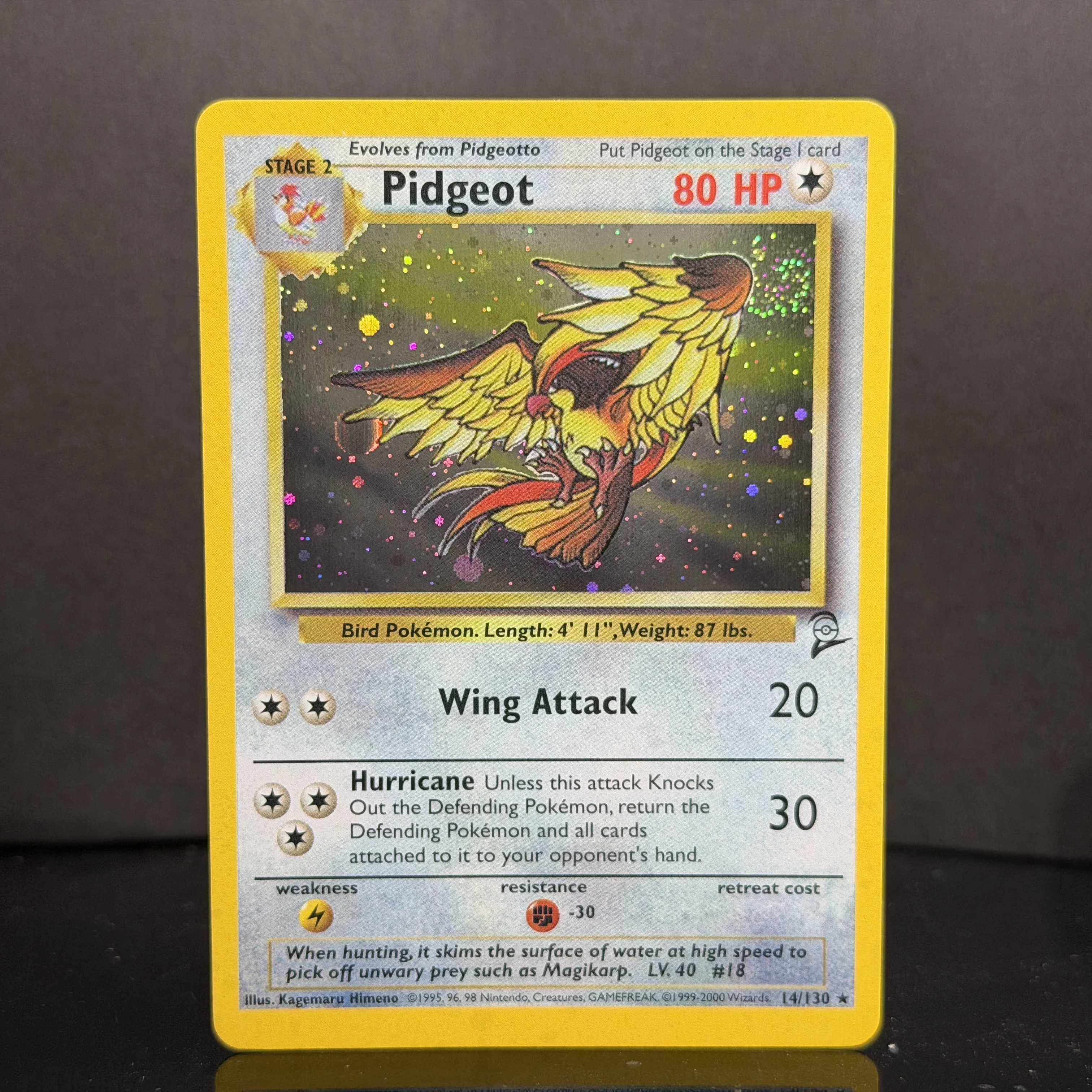PTCG Pocket 2000 Basis-Set 2 OG Nostalgie-Sammelkarten Hitmonchan Scyther Clefable Pidgeot Mewtwo Traditionelle Holo-Proxy-Karten – Detail 20