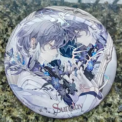 Anime Fashion Honkai:Star Rail Old and New Sunday 58mm Pin Badge Cosplay Accessories for Clothes Backpack Decor Brooch Gifts