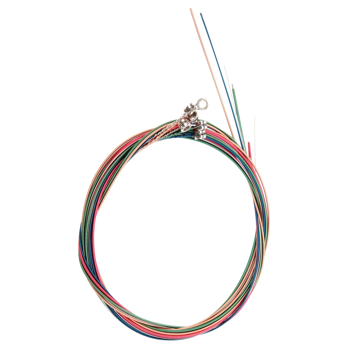 Set Rainbow Bunte Farbsaite für Akustikgitarre HEISS