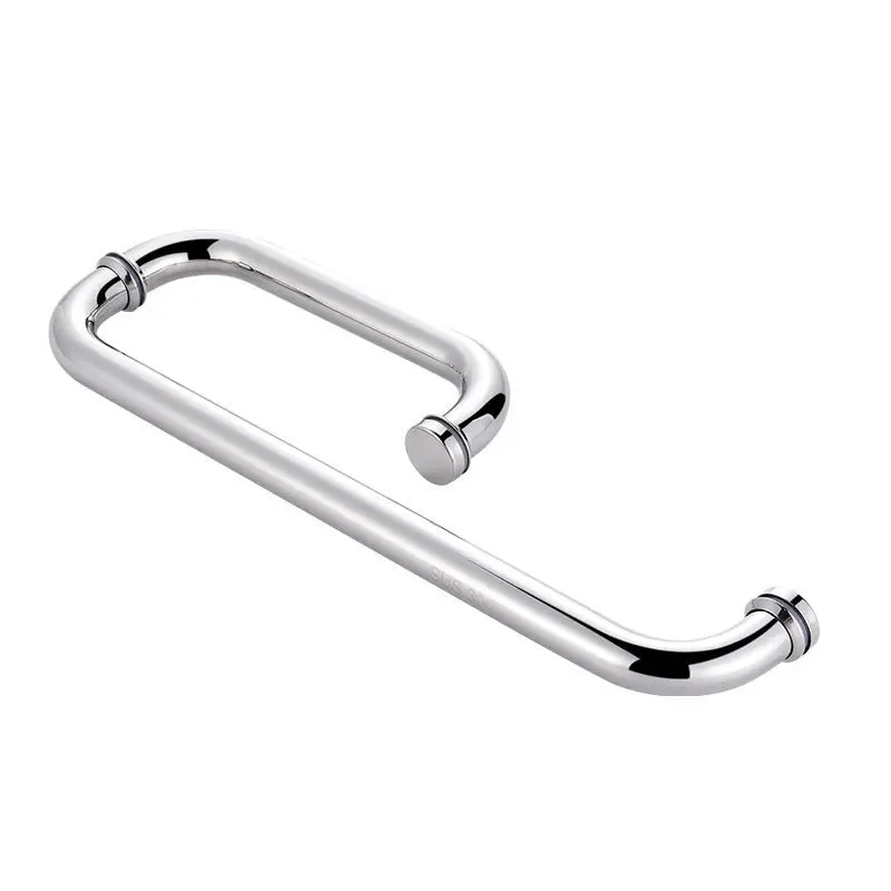 Bathroom Glass Door Handle Shower Room Stainless Steel Armrest Sliding Door Bathroom Shower Room Door Sliding Door Handle