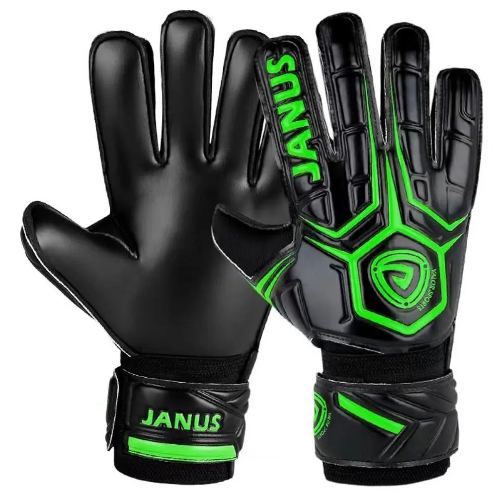 

Sports Gloves Finger Support Goalie Gloves Colorful Non-Slip Football Gloves Handguard Wear-Resistant Latex Soccer Gloves Youth