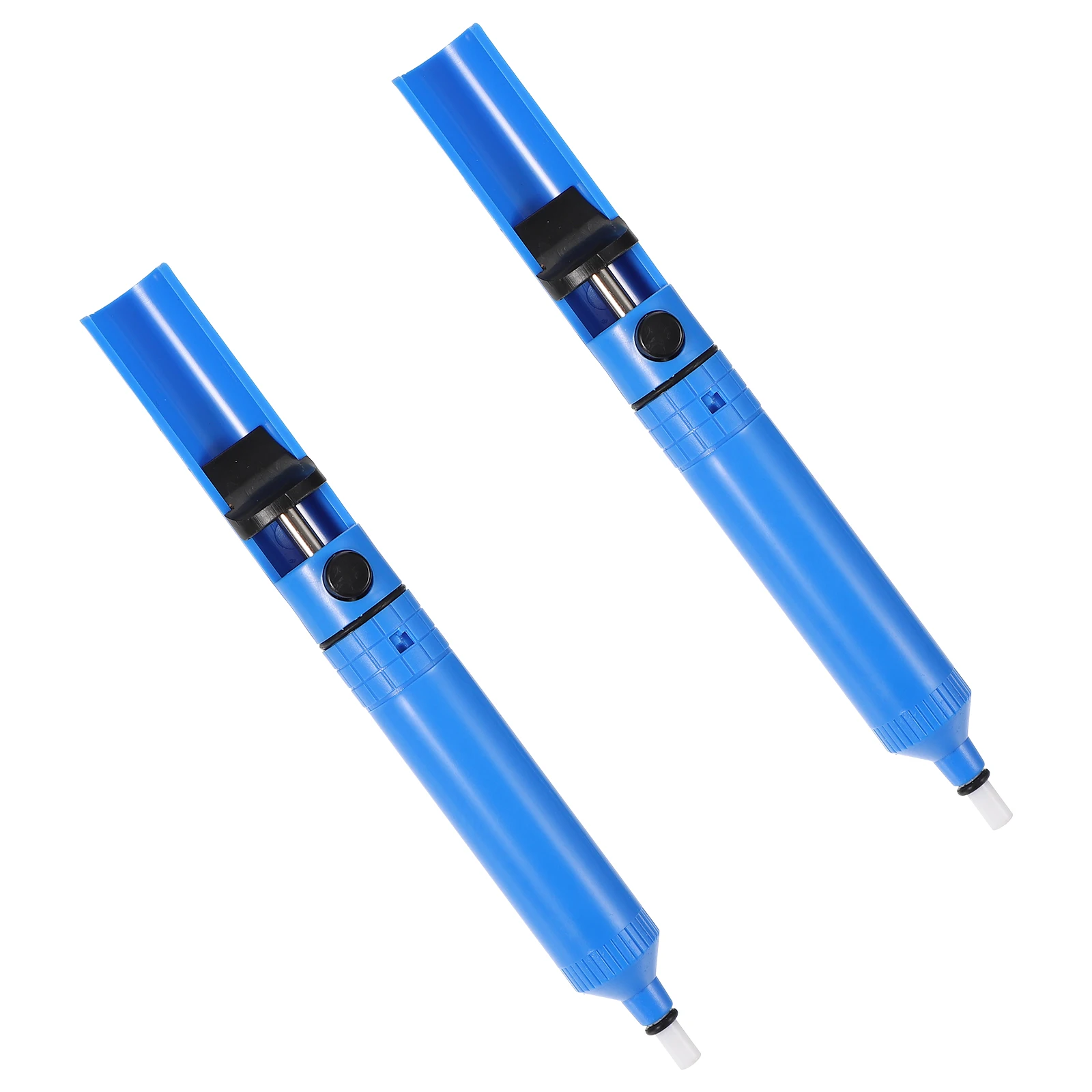 2pcs Solder Removal Tool ABS Plastic PTFE Practical Compact Lightweight Comfortable Grip Strong Suction Easy Residual