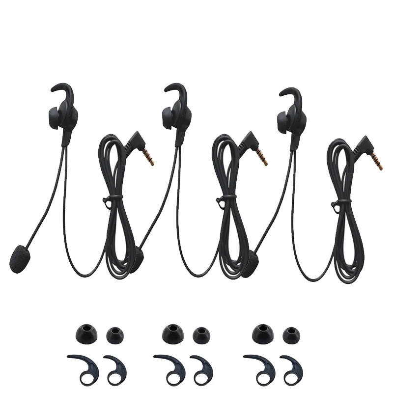 1/2/3 Stück 3,5 mm Schnittstelle In-Ear-Schiedsrichterkopfhörer für V4C V6C FBIM GOREF Schiedsrichter-Gegensprechanlagen