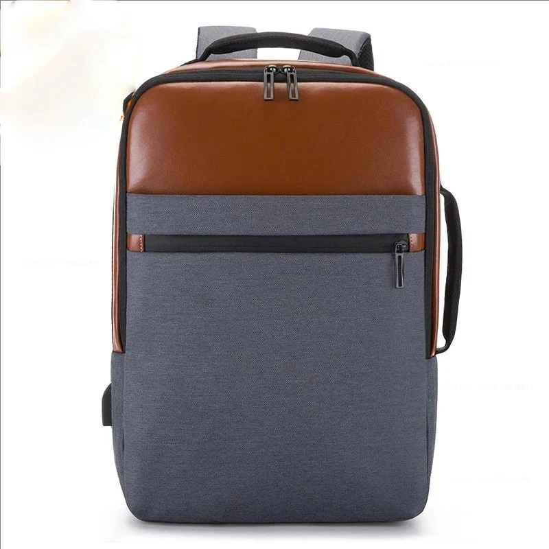 

Новый рюкзак Zai Xiao, мужской рюкзак для делового отдыха, 15,6-дюймовая сумка для компьютера, большой вместительный дорожный рюкзак с зарядкой через USB