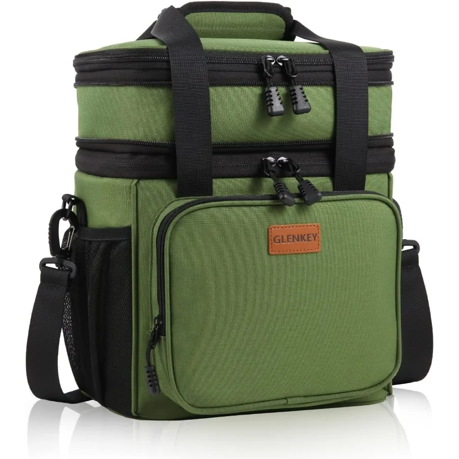 

Expandable XLarge Lunch Box, Insulated Heavy Duty Lunch Bag Waterproof Leakproof Durable Cooler Bag for Men Women Adults Work Co