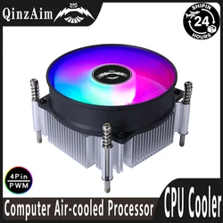 QiuzAim Enfriador CPU Cobre 4 Pines PWM – LGA 2011/2066 X79 X99