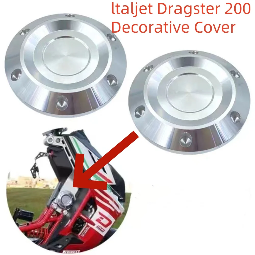 New Fit Italjet Dragster 200 Accessories Decorative Cover Frame Aluminum Alloy Cover For Italjet Dragster 200 / 250i / 125 / 400