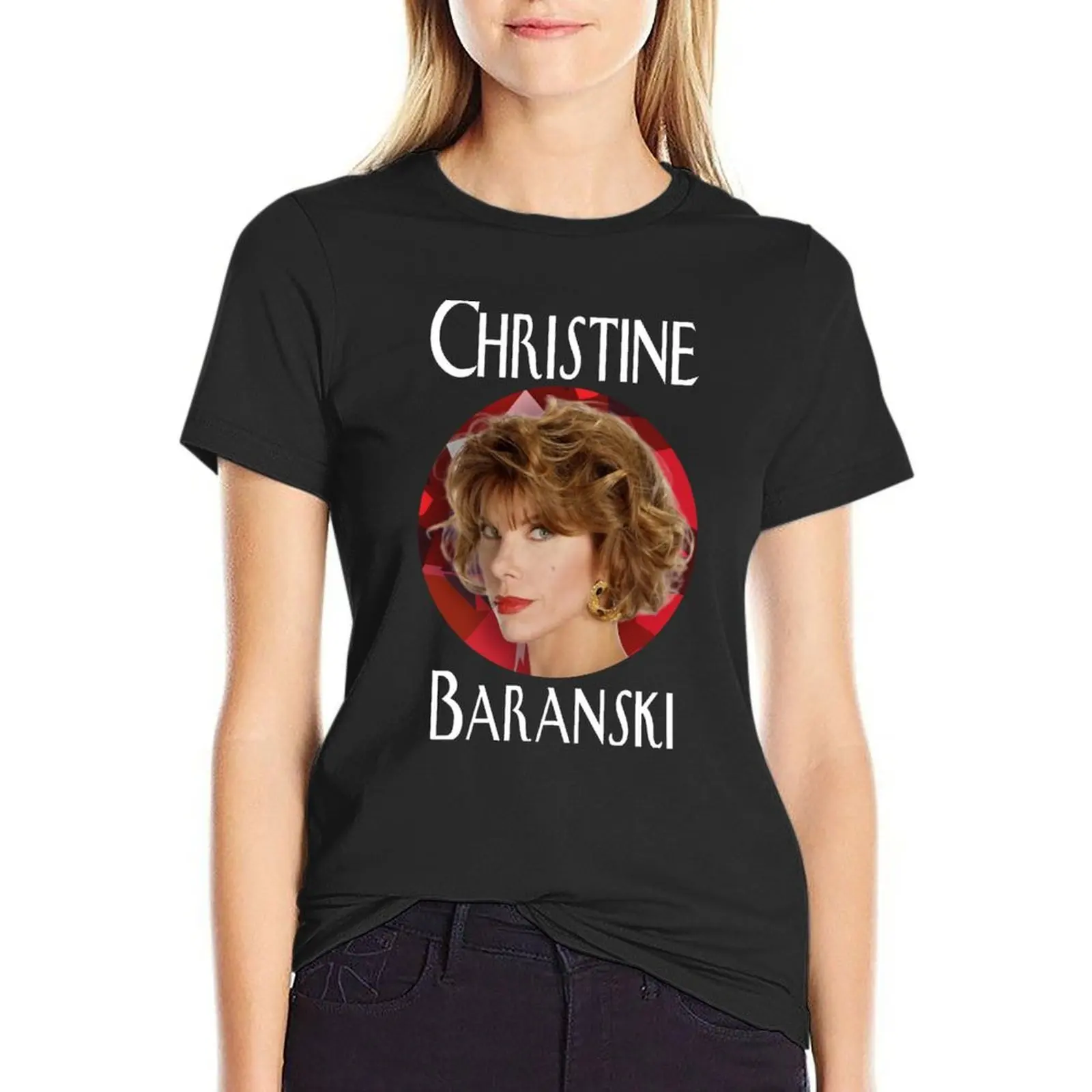 

Christine Baranski T-Shirt Female clothing blacks workout shirts for Women