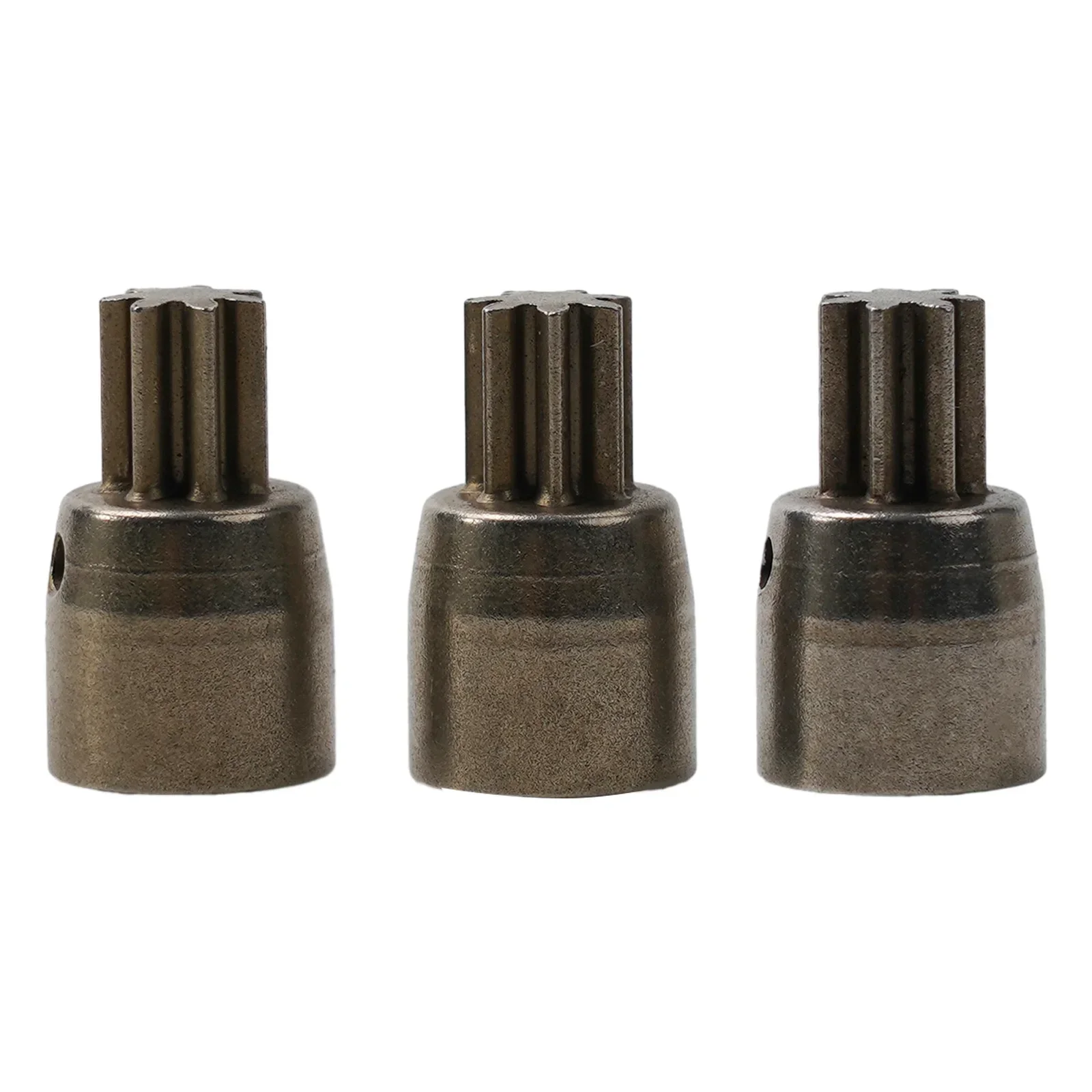 Replacement 7T Motor Gear Set For 2106 Brushless Electric Wrenches 3 Pieces Metal Sleeve Gear Approx 18.5 X 11 X 11 Mm