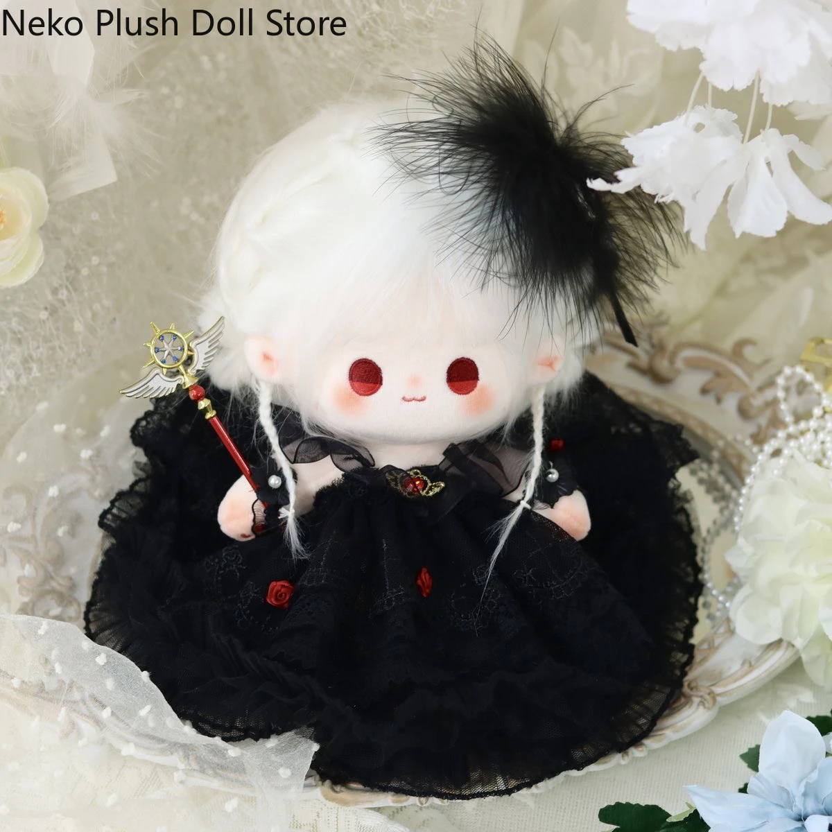 

Anime Love and Deepspace Girl Sylus Attribute Cosplay Cartoon Cute Cotton Doll Kawaii Plush Toys Fluffy Dress up Xmas Gift 20CM