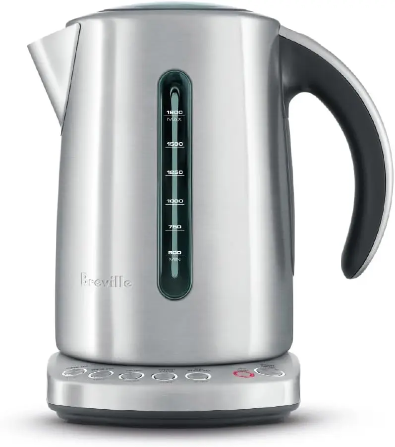 

7-Cup Cordless Electric Kettle with Temperature Control and Keep Warm Function, Stainless Steel