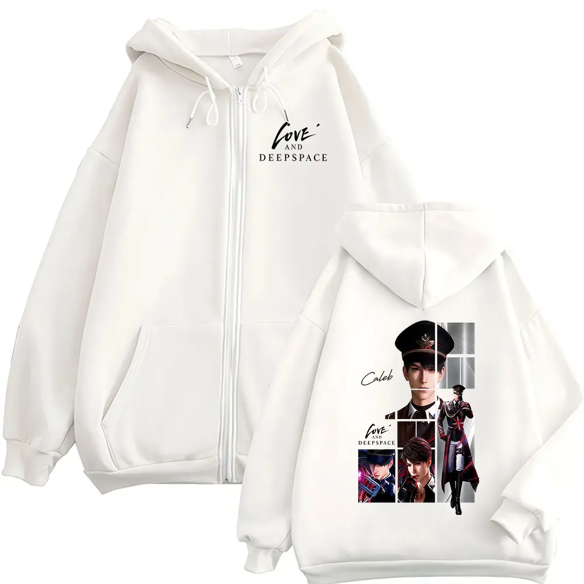 2026 Game Love and Deepspace Caleb Hoodie Men's Women Vintage Long Sleeve Fashion Sweatshirt Man Casual Clothing Pullover Hooded