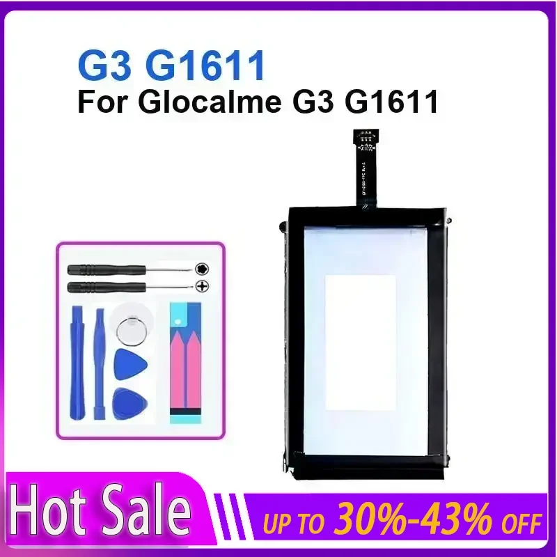 

Аккумулятор G 3 G 1611 5300 мАч для мобильных телефонов Glocalme G3 G1611, перезаряжаемая батарея Bateira, гарантия + трек-код