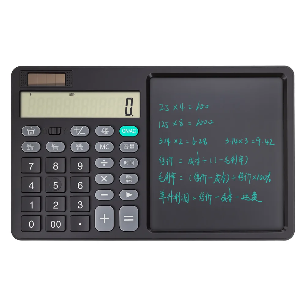 2Pcs Voice Calculator Handwriting Board Office Memo 2-in-1 Student Commercial Large Computer